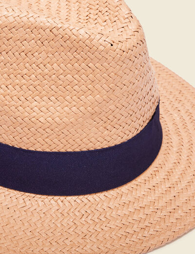 Chapeau d'été tressé sable homme