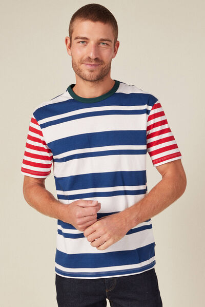 T-shirt éco-responsable ecru homme