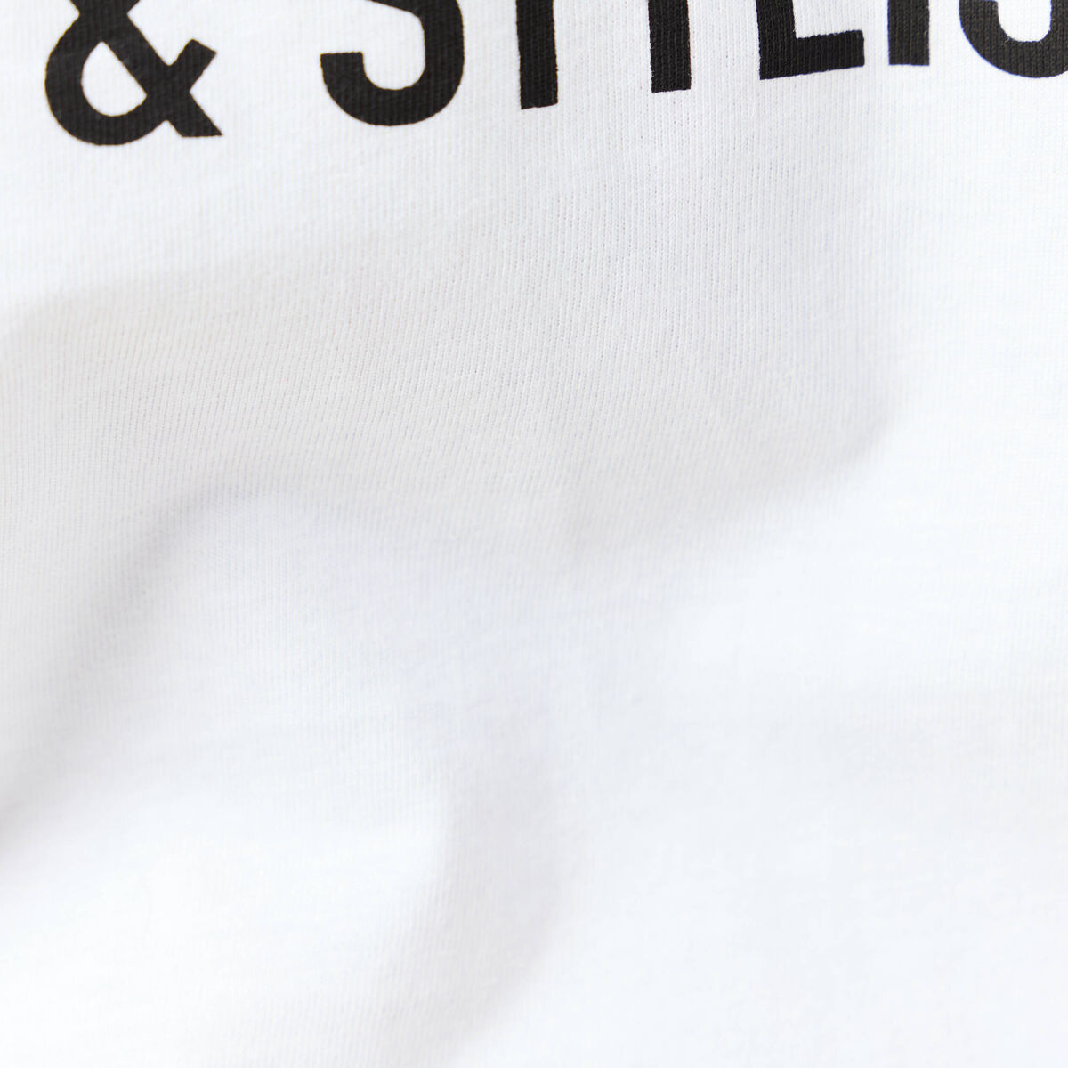 T-shirt manches courtes blanc homme