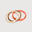 Bracelet rouge fonc&eacute; femme