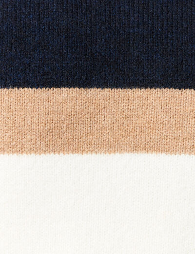 Pull manches longues ecru homme