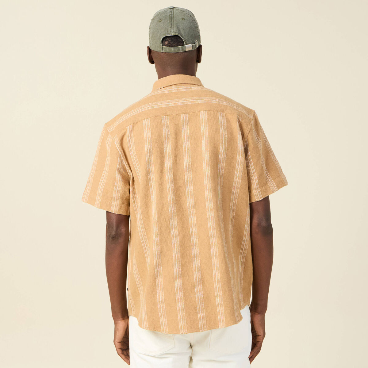 Chemise éco-responsable camel homme