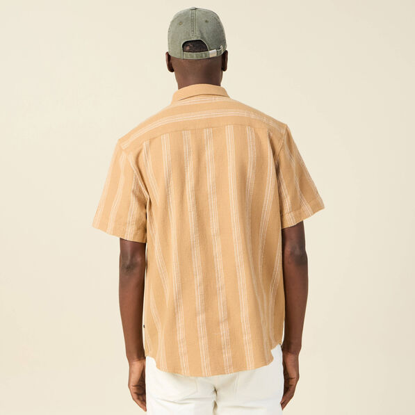 Chemise éco-responsable camel homme