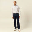 Chemise manches longues beige homme