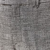 Pantalon large à pinces noir femme