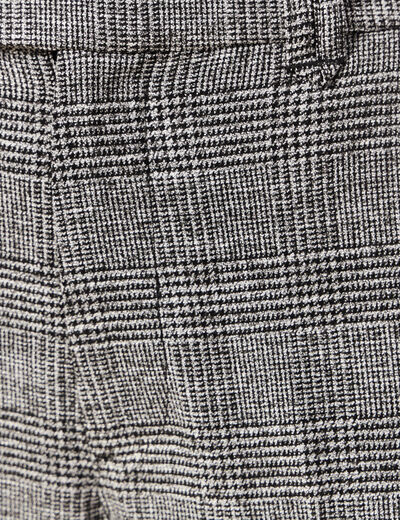 Pantalon large à pinces noir femme
