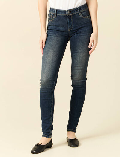 Jeans Marylin - skinny push up denim brut femme