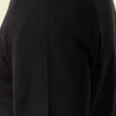 Pull fin col camionneur manches longues noir homme