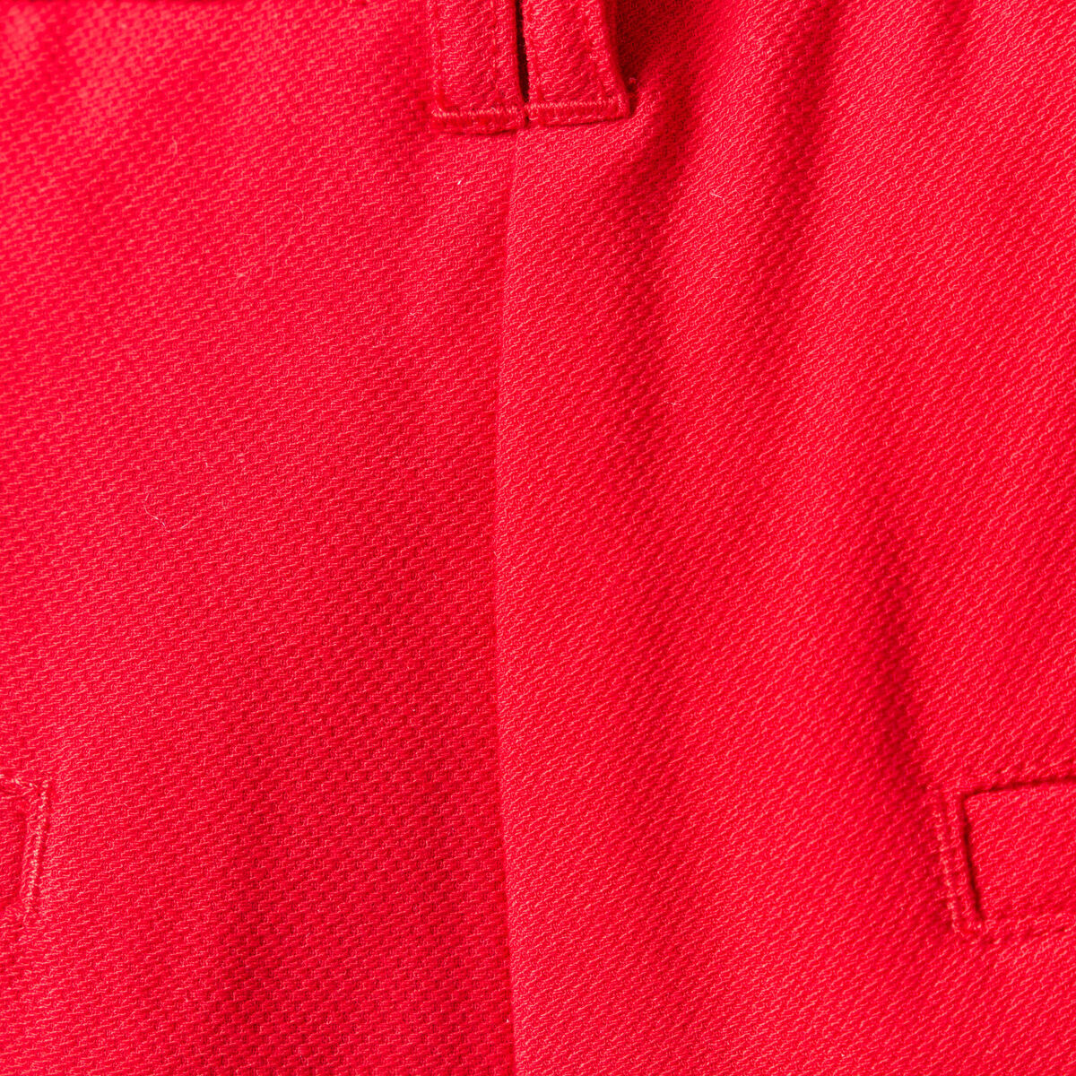 Pantalon loose taille standard fluide rouge femme