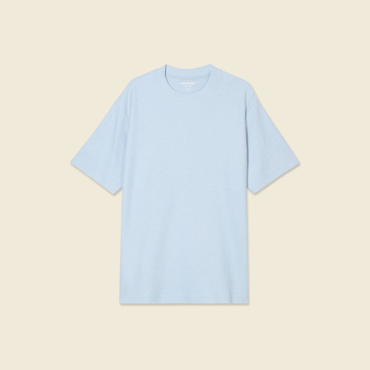 T-shirt manches courtes bleu ciel homme