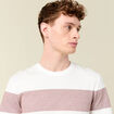 T-shirt manches courtes marron cognac homme