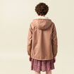 Parka réversible marron clair femme