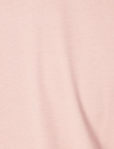 T-shirt éco-responsable rose pastel homme