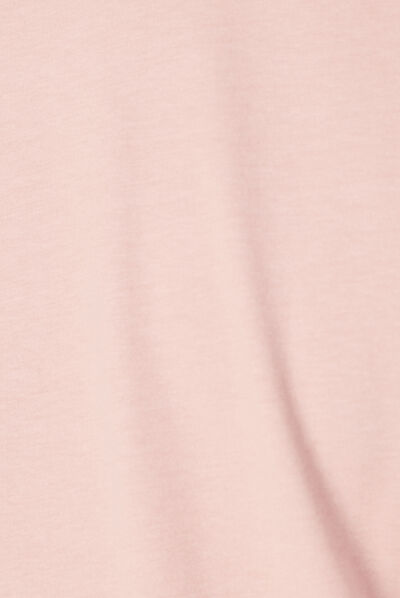 T-shirt éco-responsable rose pastel homme