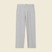 Pantalon chino large gris foncé homme