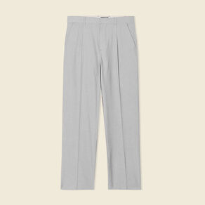 Pantalon chino large gris foncé homme