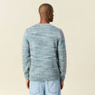 Pull manches longues gris foncé homme