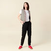 Pantalon éco-responsable noir femme