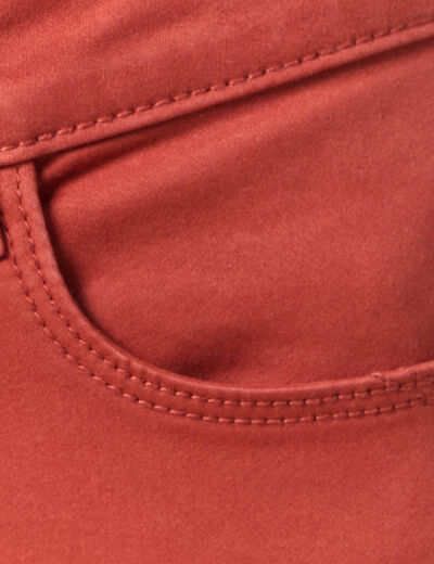 Pantalon Audrey - skinny push up orange foncé femme