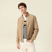 Blouson éco-responsable marron homme