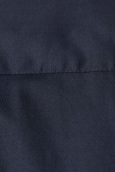 Chemise manches longues bleu marine homme