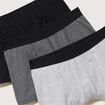 Lot de 3 boxers gris clair homme