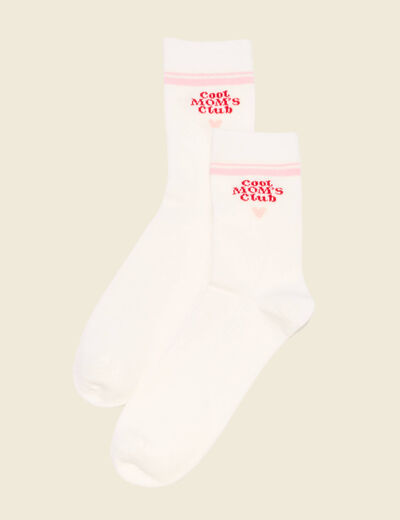 Chaussettes blanc femme
