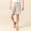 Bermuda droit à coulisse sable homme