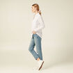 Chemise éco-responsable blanc femme
