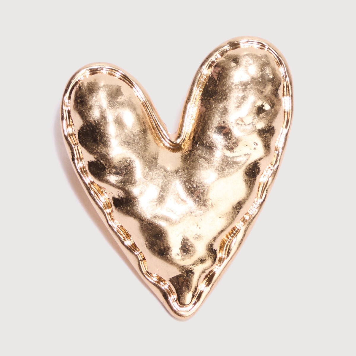 Broche couleur or femme