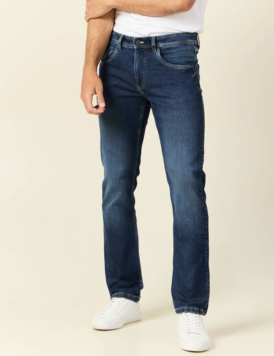 Jeans straight homme denim brut homme