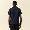 Polo manches courtes bleu marine homme