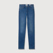 Jeans slim taille haute denim stone femme