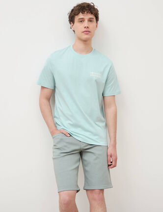 Bermuda vert clair homme