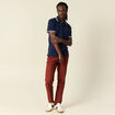 Polo éco-responsable bleu marine homme
