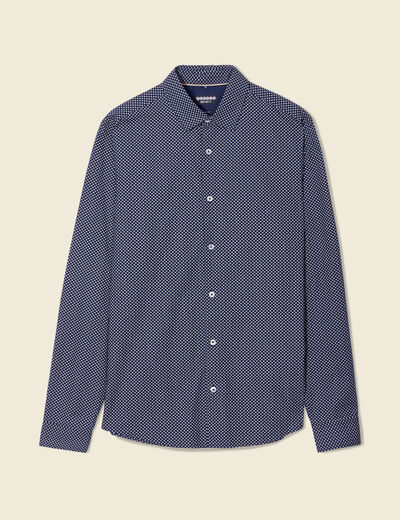 Chemise bleu marine homme