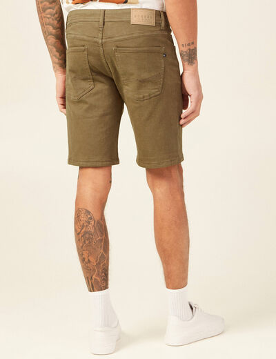 Bermuda éco-responsable taupe homme
