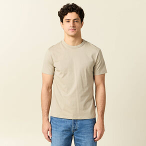 T-shirt éco-responsable beige homme