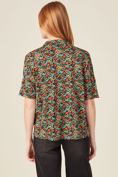 T-shirt éco-responsable noir femme