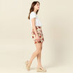 Jupe-short droite fluide sable femme