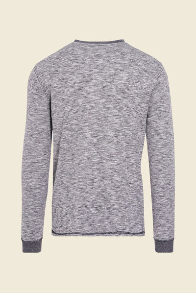 T-shirt éco-responsable bleu foncé homme