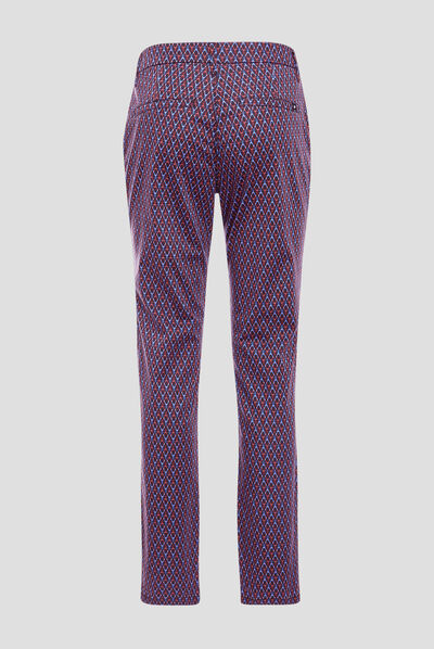 Pantalon chino Instinct noir femme