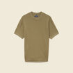 T-shirt en coton vert kaki homme