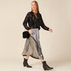 Pull éco-responsable sequins noir femme