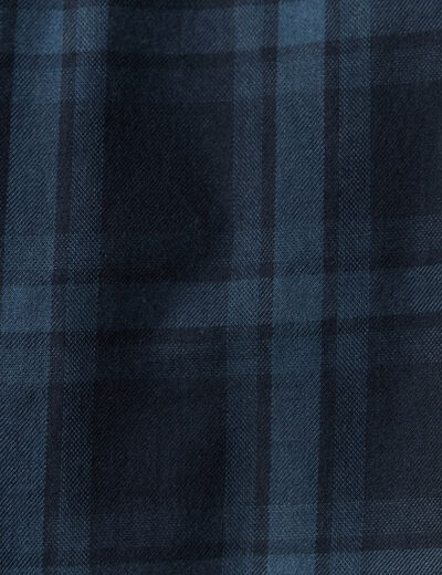 Chemise manches longues bleu marine homme
