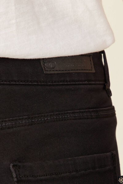 Jeans Lou - jegging denim noir femme
