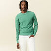 Pull éco-responsable vert homme