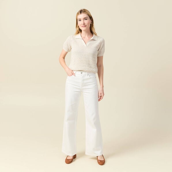pull manches courtes creme femme Pull manches courtes creme femme