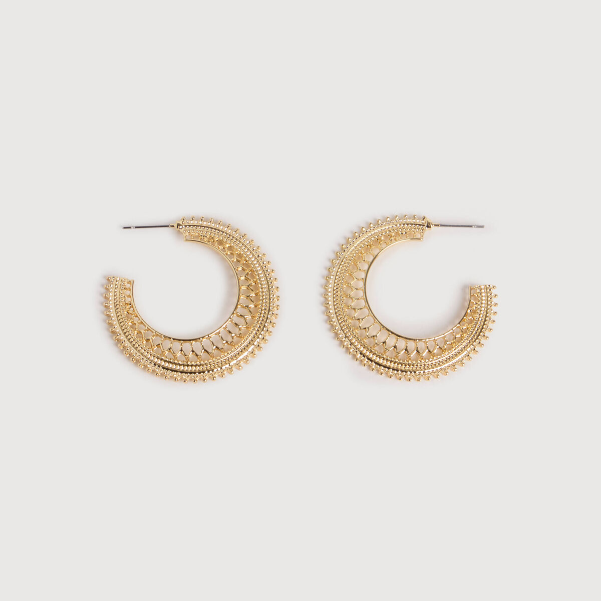 Boucles d'oreilles couleur or femme