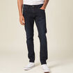 Jeans slim éco-responsable denim blue black homme